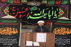 مراسم سوگواری ایام شهادت حضرت فاطمه (س) برگزار شد